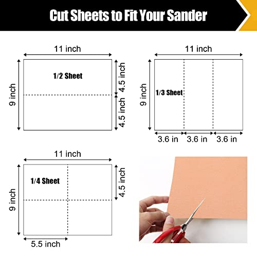 120 Grit Sand Paper 9" x 11" (12 Count)