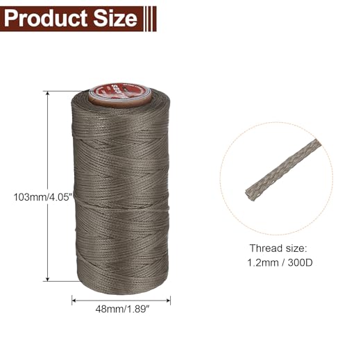 Flat Leather Sewing Waxed Thread