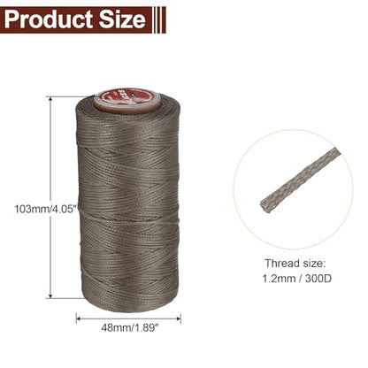 Flat Leather Sewing Waxed Thread