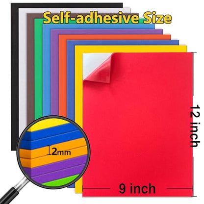 Self Adhesive Foam Sheets (10 Count)