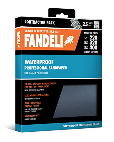 Waterproof Sandpaper (25 Count)