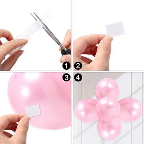 800 Pcs Point Dots Balloon Glue Removable Adhesive Point Tape (800 Count)
