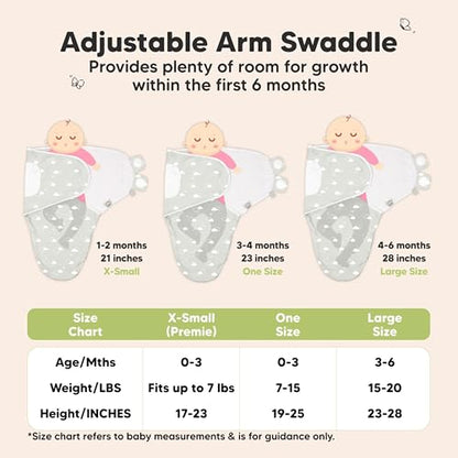 Newborn Swaddles with Zippers