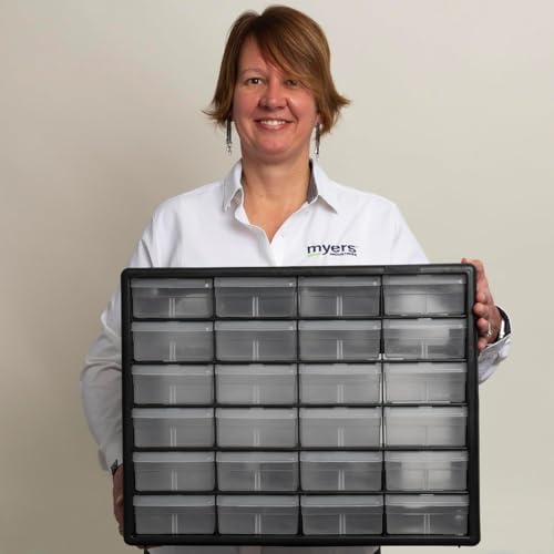 24 Drawer Plastic Storage Cabinet