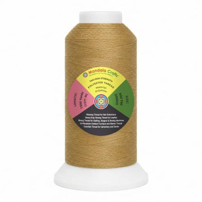 Tan Tex 90 Polyester Heavy Duty Thread for Upholstery