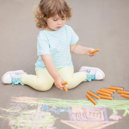 20 Pcs Sidewalk Chalks for Kids Non Toxic Jumbo Chalk for Party Gift Outdoor Art Classroom Play Painting (20 Count)