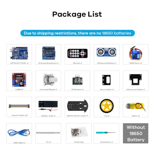 2WD Smart Robot Car Kit with R3 Board