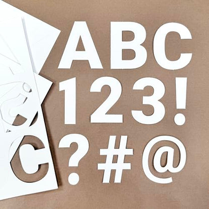 3 Inch Bulletin Board Letters & Numbers (209 Count)