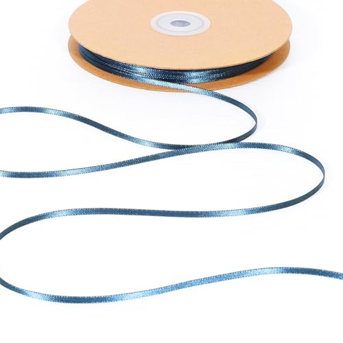 Navy Satin Ribbon 1
