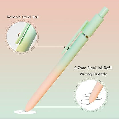 Gel Pens 5 Pcs Medium Point Smooth Writing Pens Cute Pens for Women