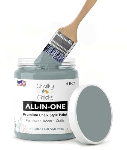 Sea Glass 4 Fl Oz Chalk Paint for Furniture All in One