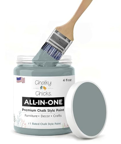 Sea Glass 4 Fl Oz Chalk Paint for Furniture All in One
