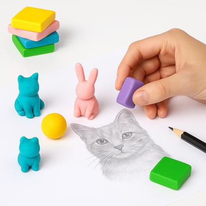24 Pack Kneaded Erasers (24 Count)