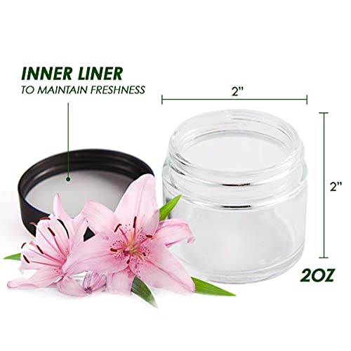 2 oz Glass Jars with Lids (24 Count)