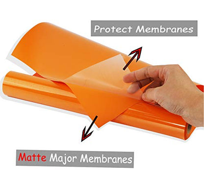 Heat Transfer Vinyl Orange HTV Rolls