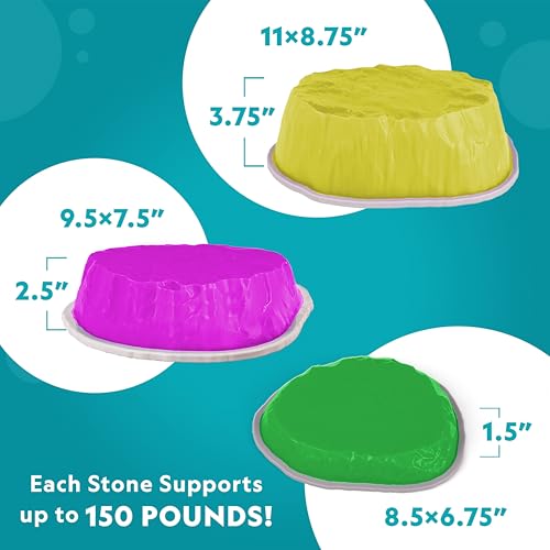 National Geographic Kids Jumbo Balance Stepping Stones 12