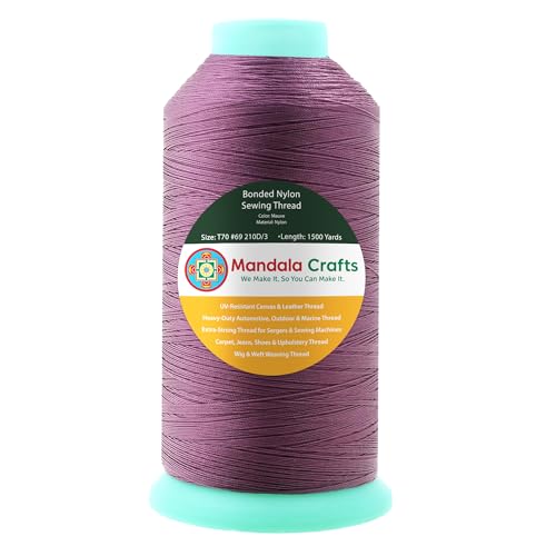 Size 69 210D T70 Mauve Bonded Nylon Thread (4500 Foot)