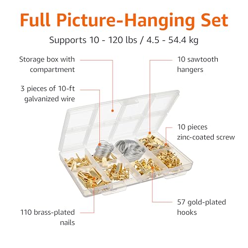 Picture Hanging Hardware Assortment Kit (220 Count)