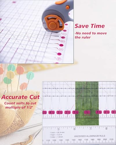 Quilting Rulers for Quilter Precise Fabric Cutting