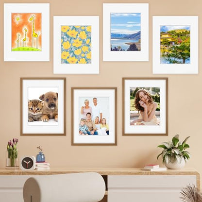 8 Pack Picture Mats for Frames