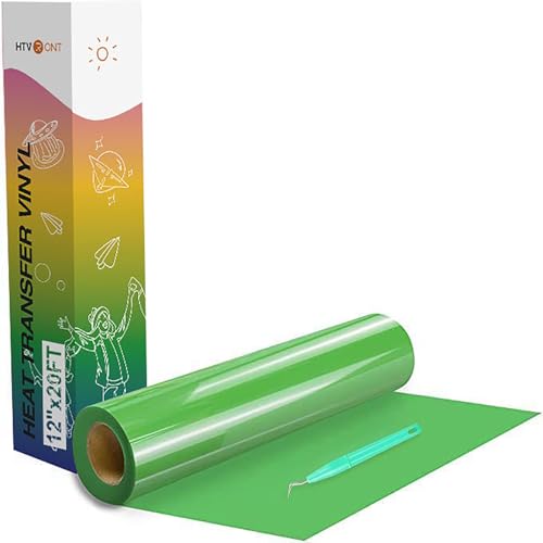 Heat Transfer Vinyl Fruit Green HTV Rolls (20 Foot)