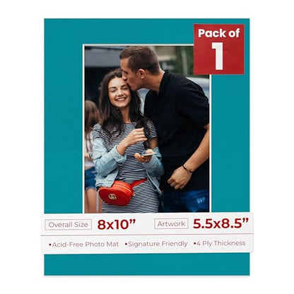 8x10 Mat Bevel Cut for 5.5x8.5 Photos