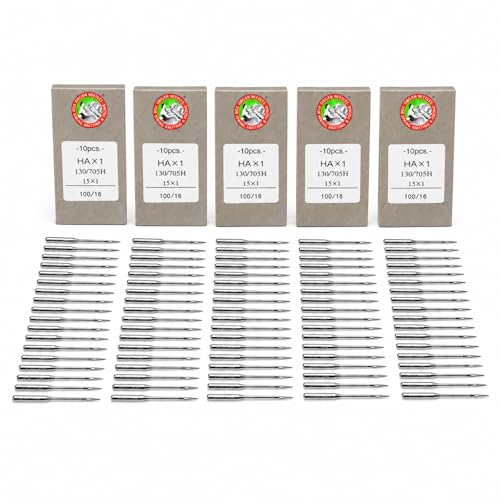 50 PCS Sewing Machine Needles for Brother (50 Count)