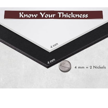 2 Pack Black EVA Foam Sheet (2 Count)