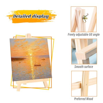 24 Pack 9 Inch Wooden Display Stand (24 Count)