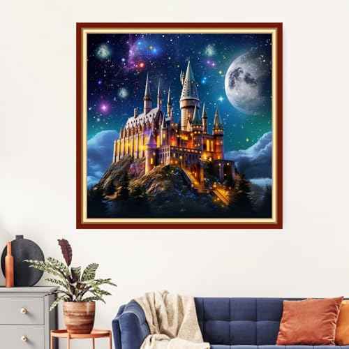 Stamped Cross Stitch Kits Beginners Full Range of Embroidery Starter Kits for Adults Printed Cross Stitching DIY Needlepoint Kit 11CT