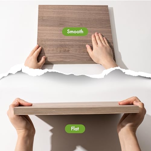 6Pcs 3mm Walnut Plywood for Laser Cutting