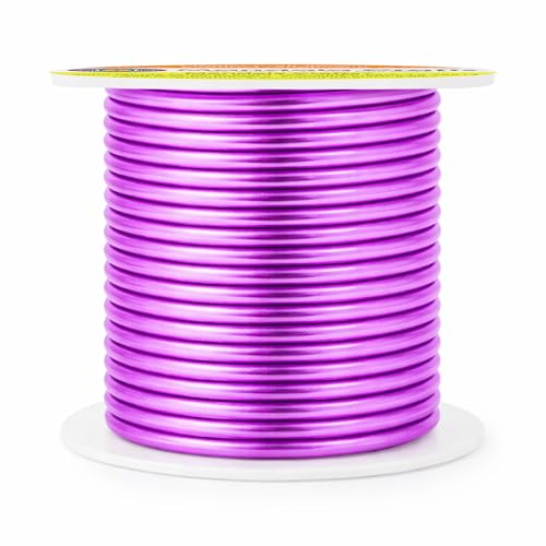 8 Gauge Violet Anodized Aluminum Craft Wire