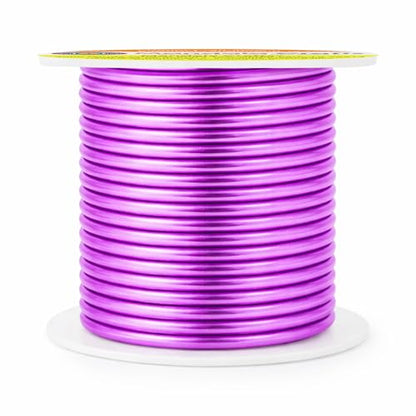 8 Gauge Violet Anodized Aluminum Craft Wire