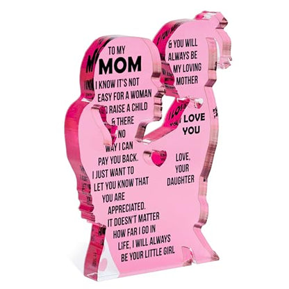 Mom Gift from Daughter Acrylic Plaque