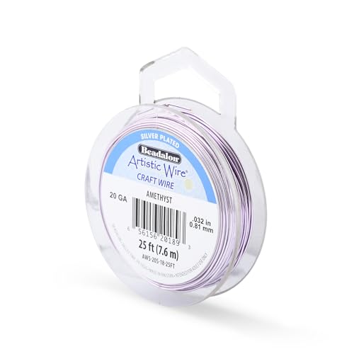 20 Gauge Silver Plated Tarnish Resistant Colored Copper Craft Wire