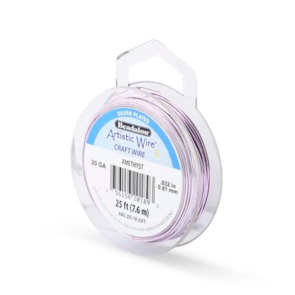 20 Gauge Silver Plated Tarnish Resistant Colored Copper Craft Wire