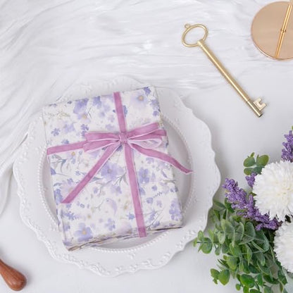 Vintage Lavender Velvet Ribbon (75 Foot)