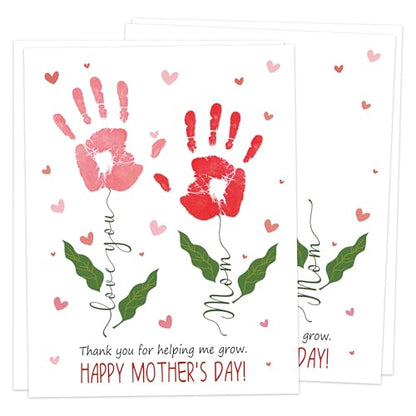 Flower Handprint Keepsake Card Making Kit