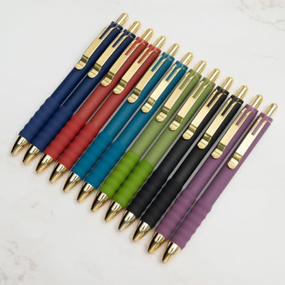 Gel Pens Black Ink Pen 0.5mm Fine Point (12 Count)