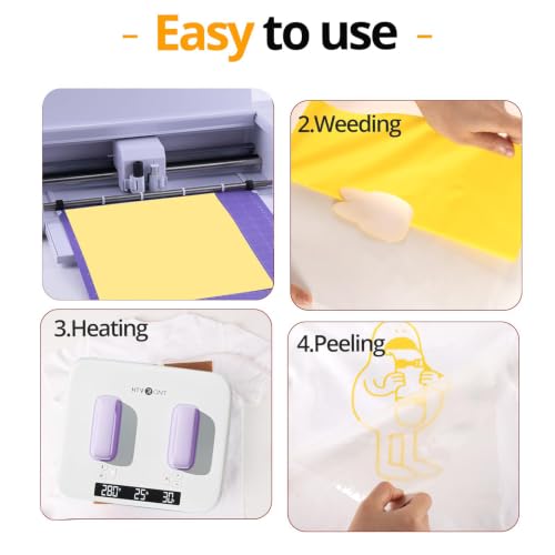 Yellow Heat Transfer Vinyl Bundle (10 Count)