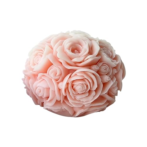 Rose Ball Round Candle Mold