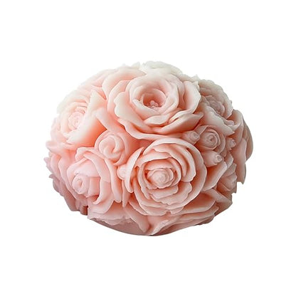 Rose Ball Round Candle Mold