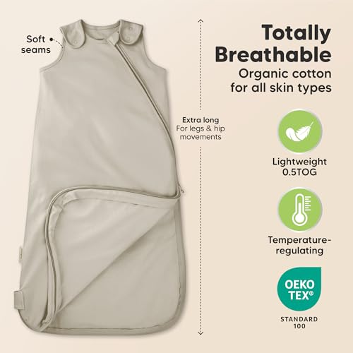 2 Pack Organic Baby Sleep Sacks (2 Count)