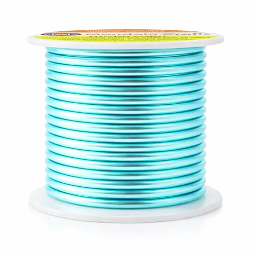 8 Gauge Turquoise Anodized Aluminum Craft Wire