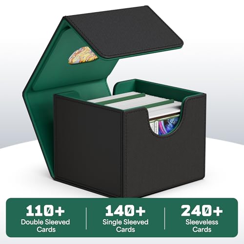MTG Commander Deck Box Holds 110+ Double Sleeved Cards