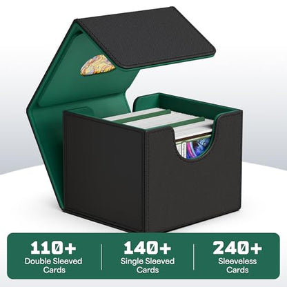 MTG Commander Deck Box Holds 110+ Double Sleeved Cards