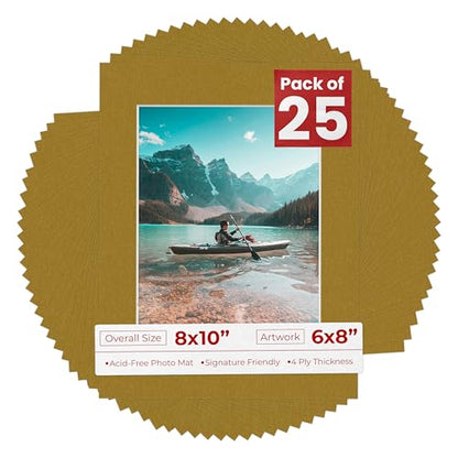 6x8 Mat for 8x10 Frame (25 Count)