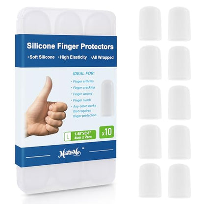 Gel Finger Cots Protectors (10 Count)