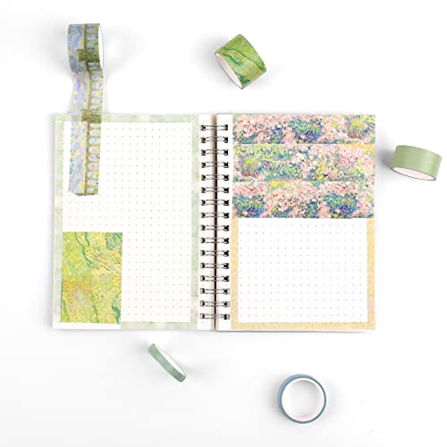 Floral Green Washi Tape Set (20 Count)