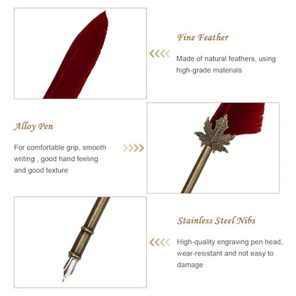 Quill Pen and Ink Set (8 Count)